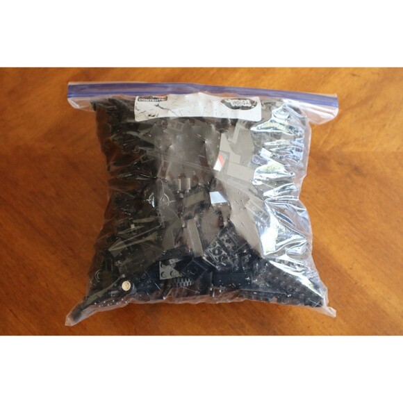2 lbs. Pounds 8oz Mixed Lot Lego Bulk Black Bricks Pieces Plates Blocks - Picture 16 of 16
